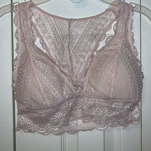 Pink Lace Bralette